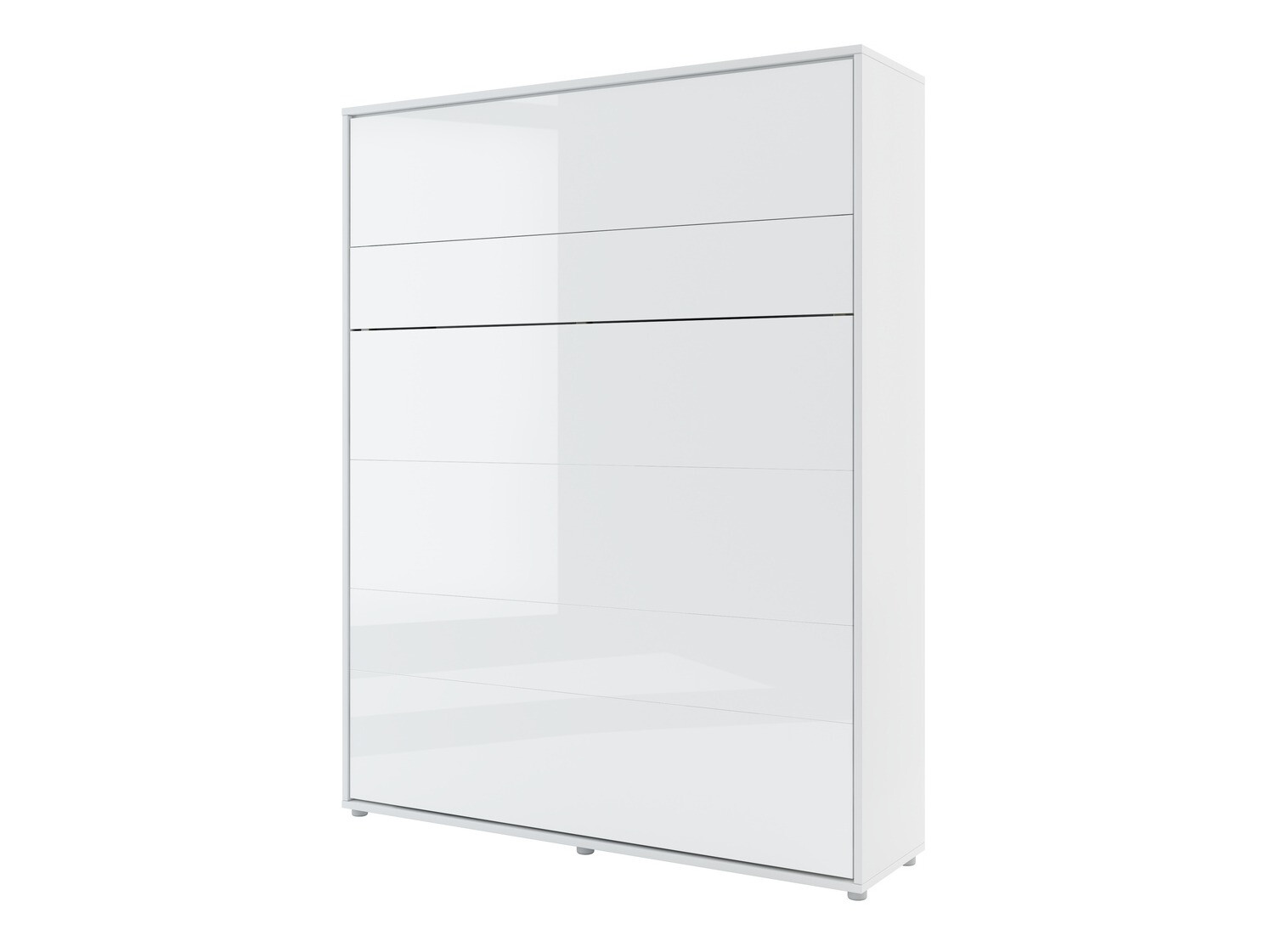 Mööblikomplekt Concept Pro Lenart Levfere 139 (Läikiv valge + Valge + Sinine)