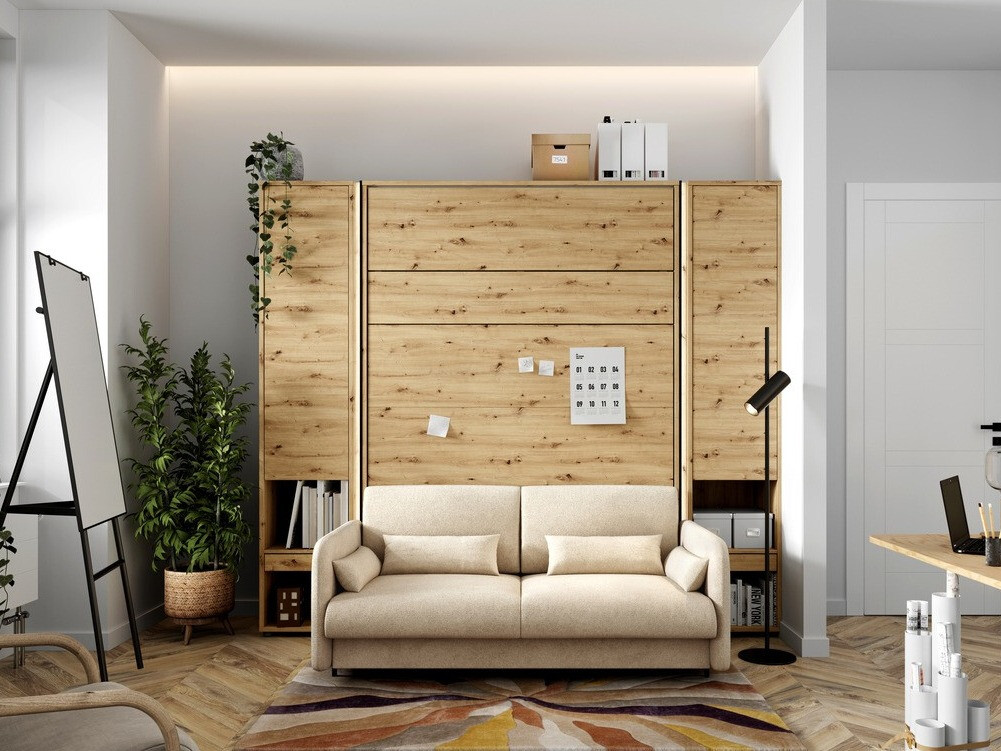 Mööblikomplekt Concept Pro Lenart VI (Artisan tamm + Beež)