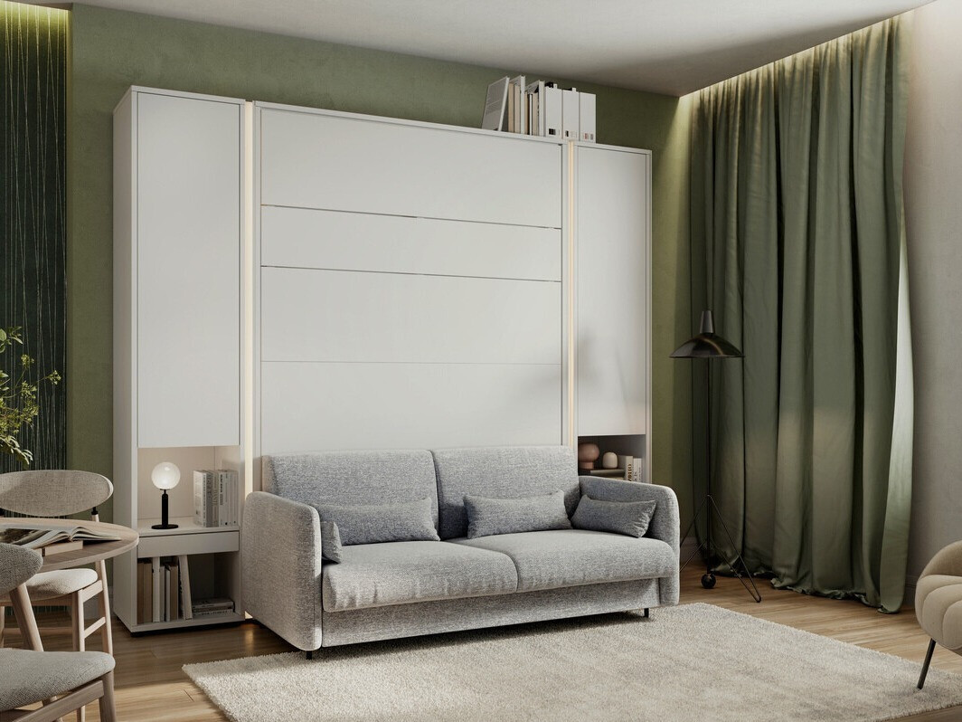 Mööblikomplekt Concept Pro Lenart VI (Valge + Hall)