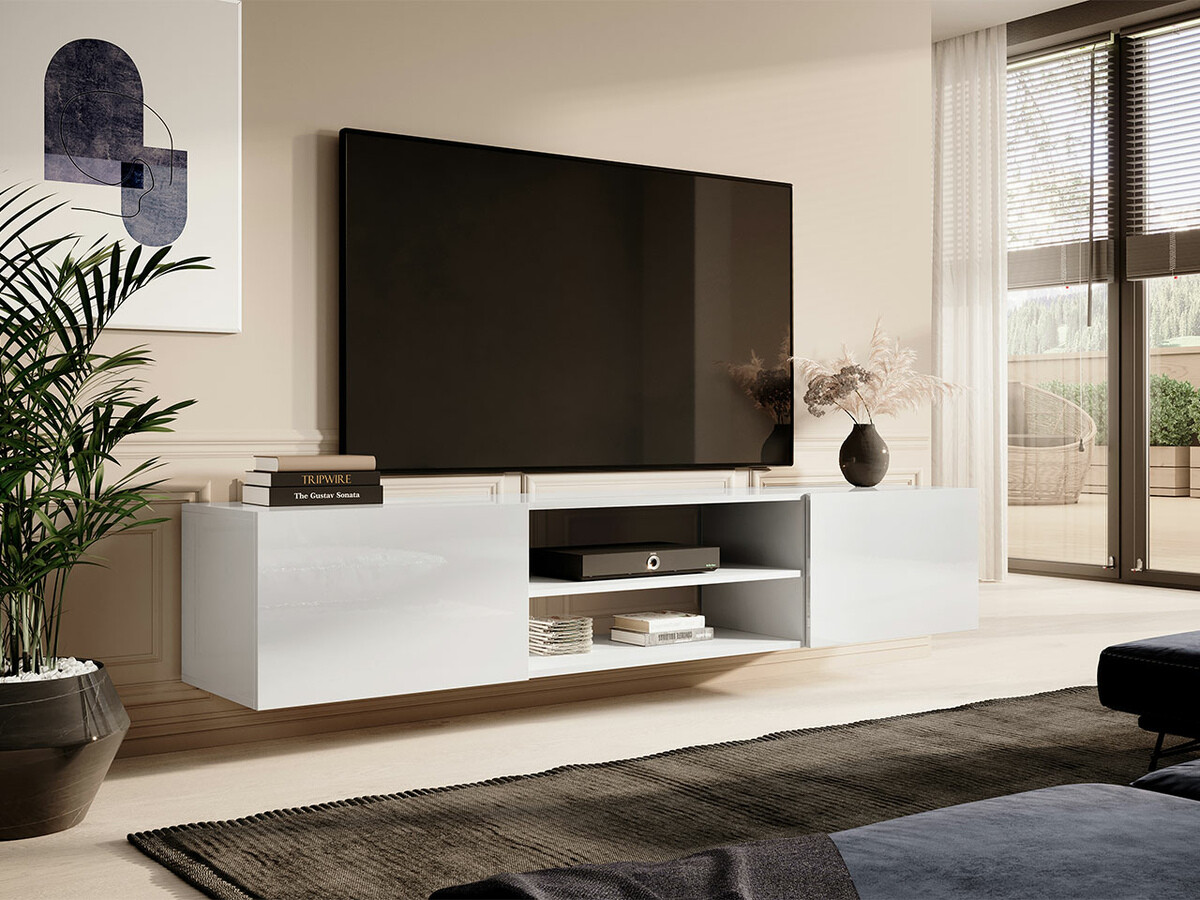 TV-alus Imago II (Valge + Läikiv valge)