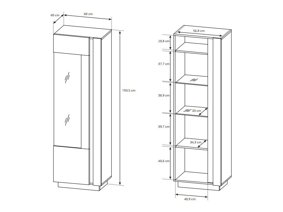 Elutoa komplekt Novbela 113 (Valge + Läikiv valge + Grandson tamm)
