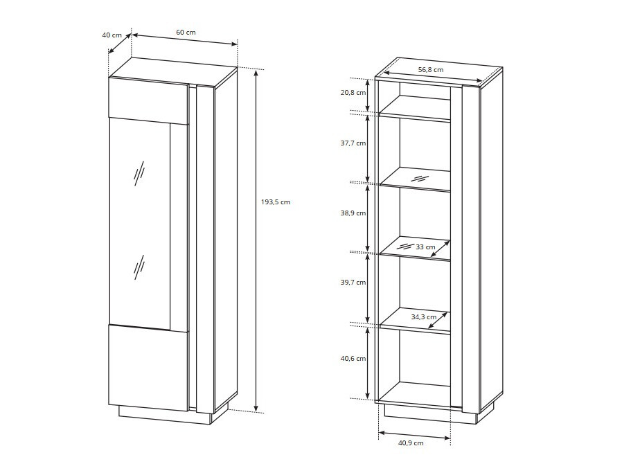 Elutoa komplekt Novbela 114 (Valge + Läikiv valge + Grandson tamm)