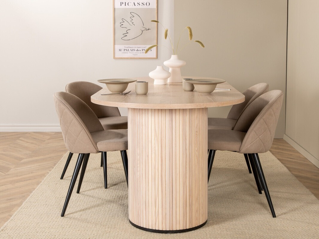 Söögitoakomplekt Dallas 2765 (Koor + Must)