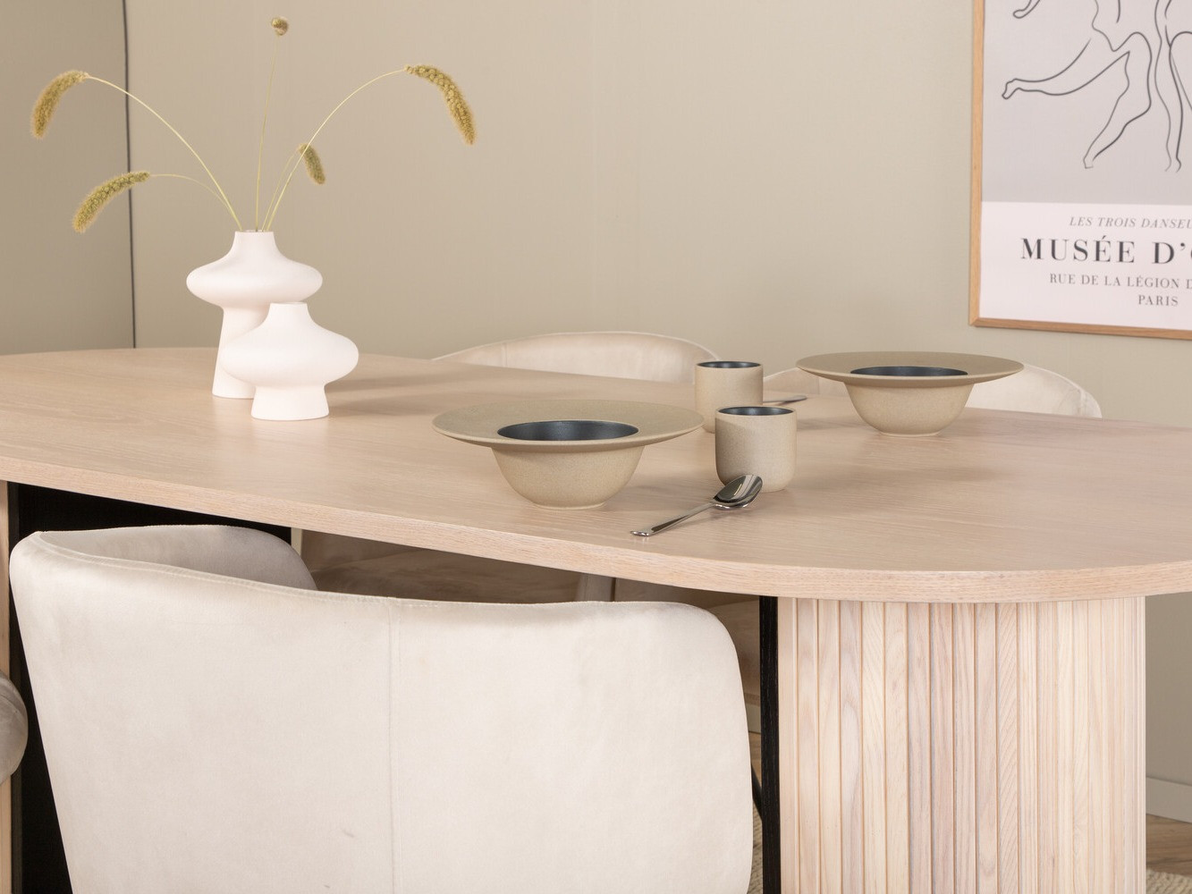 Söögitoakomplekt Dallas 2767 (Koor + Must)