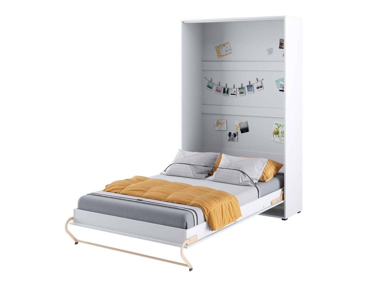 Mööblikomplekt Concept Pro Lenart Levfere 144 (Läikiv valge + Valge)