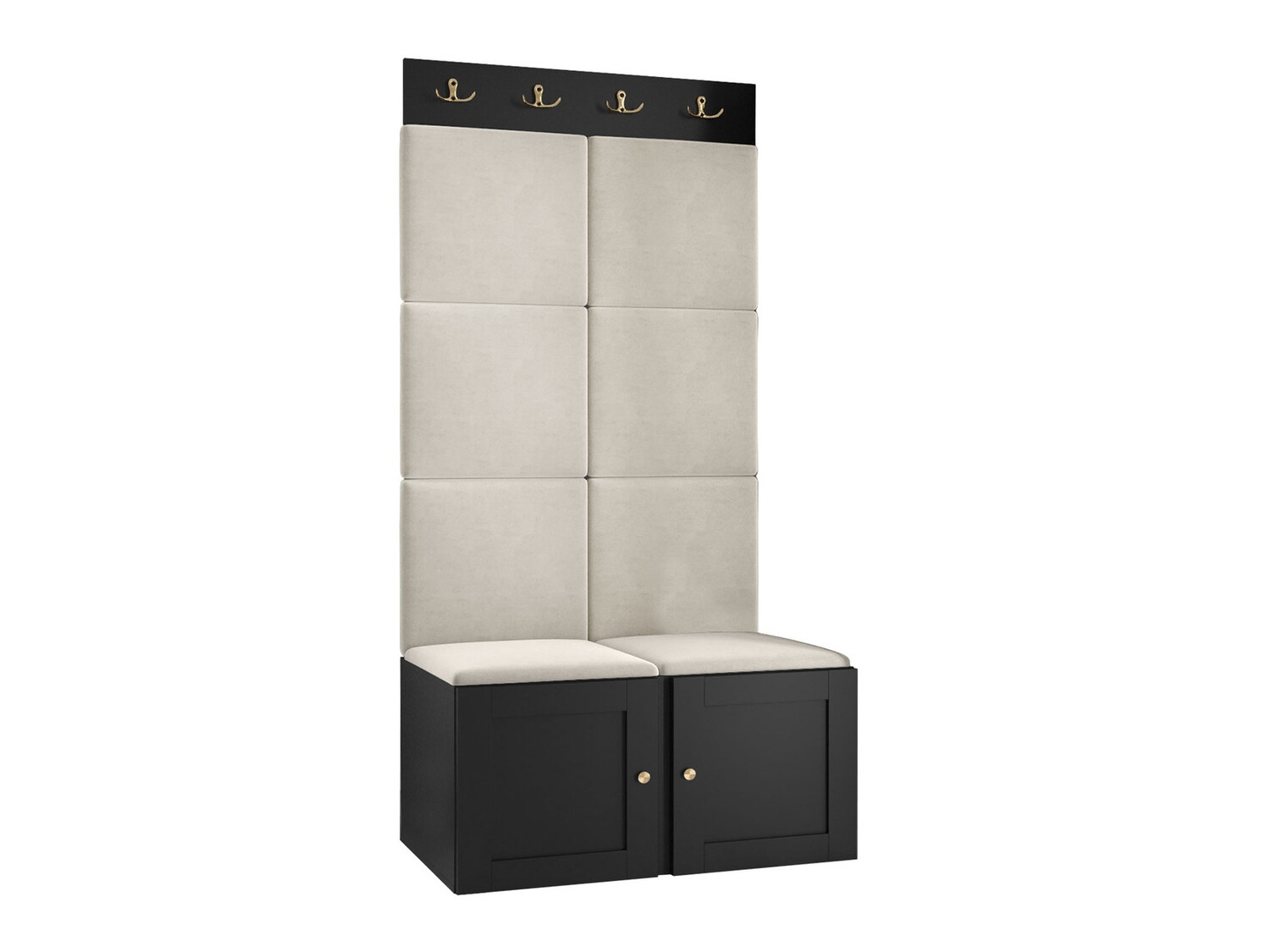 Esikukomplekt Hartford 375 (Must)