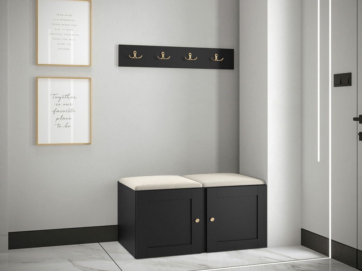 Esikukomplekt Hartford 376 (Must)