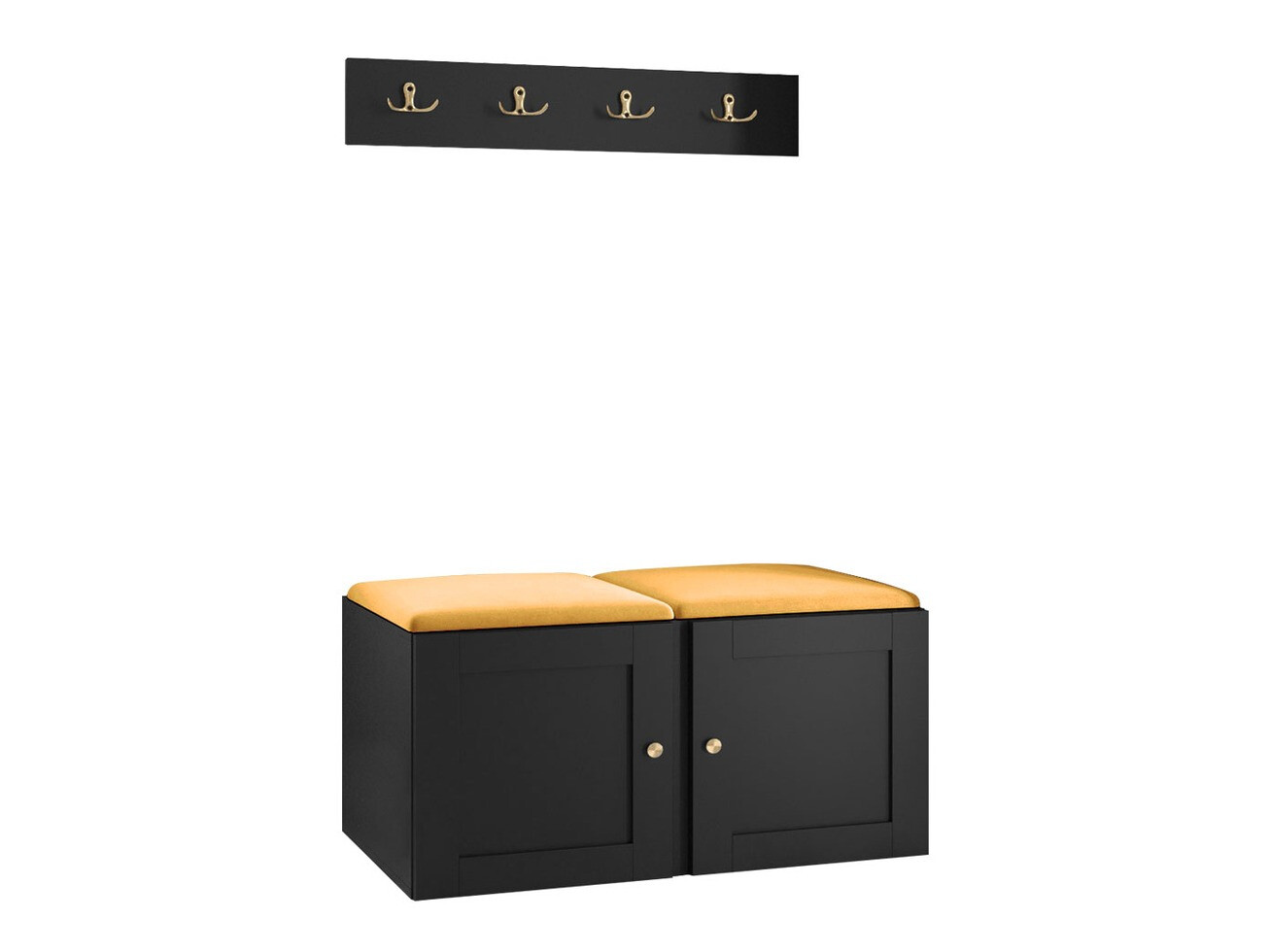 Esikukomplekt Hartford 376 (Must)