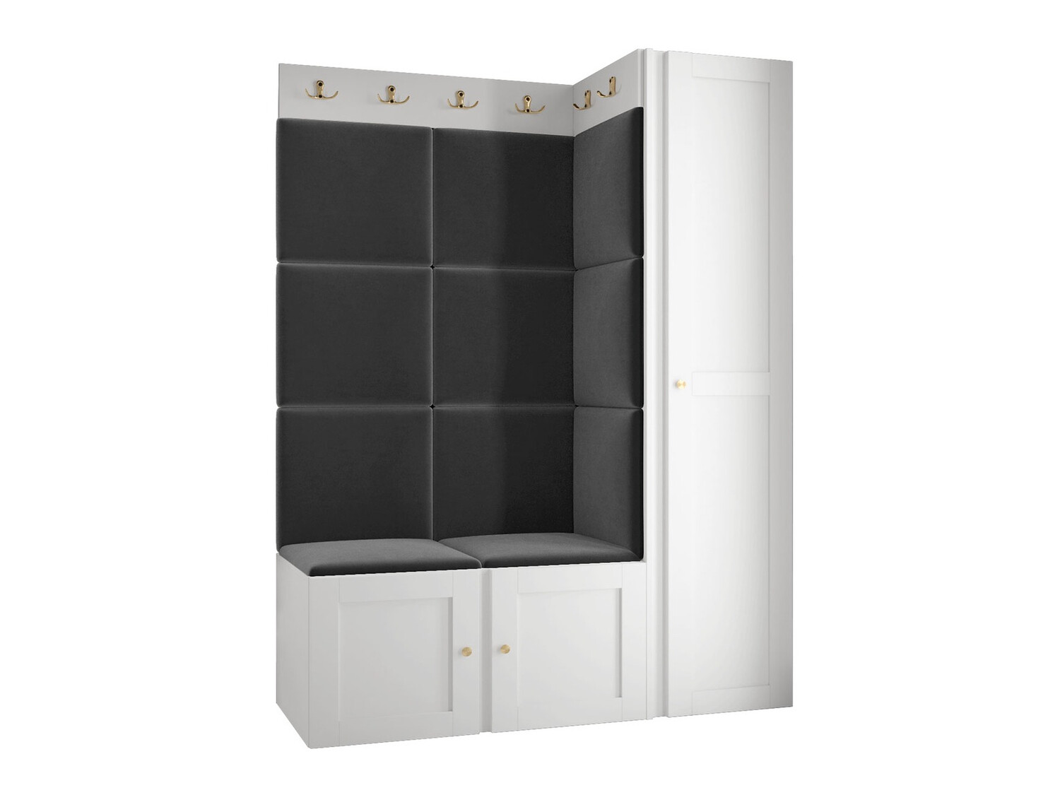 Esikukomplekt Hartford 377 (Valge)