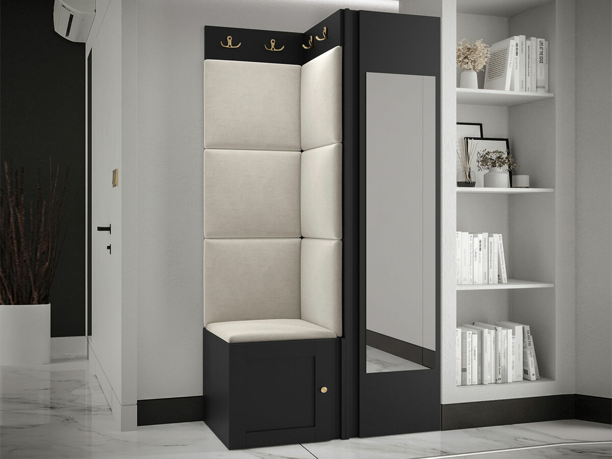 Esikukomplekt Hartford 382 (Must)