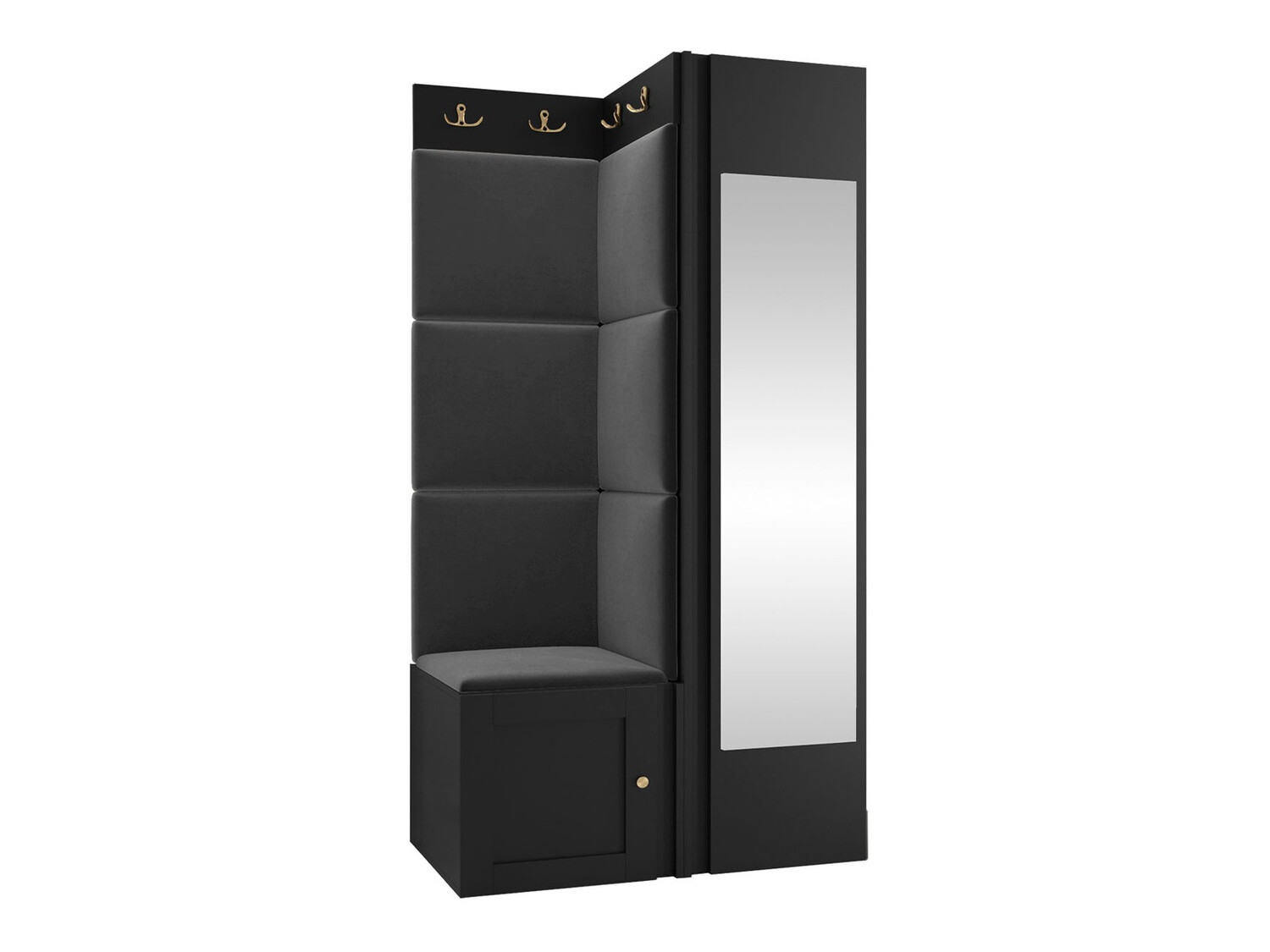 Esikukomplekt Hartford 382 (Must)