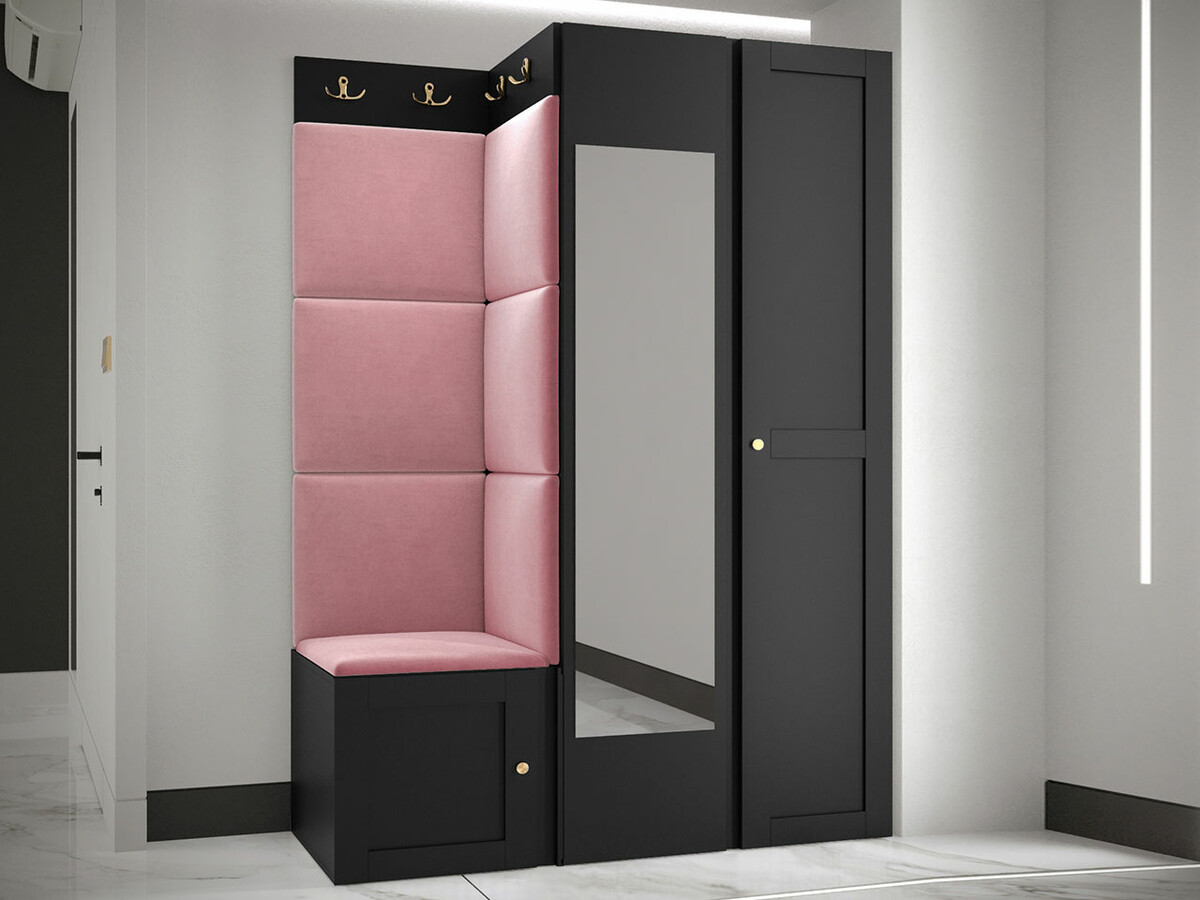 Esikukomplekt Hartford 380 (Must)