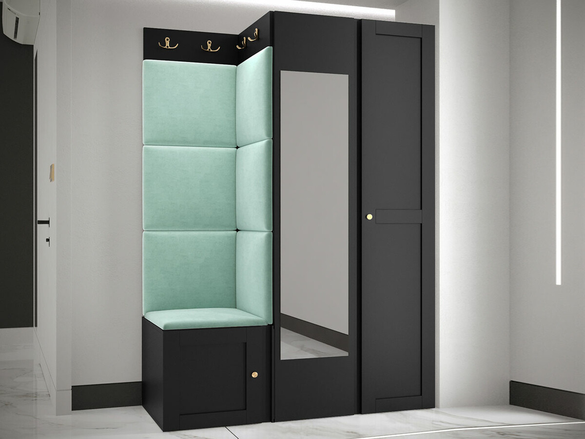 Esikukomplekt Hartford 380 (Must)