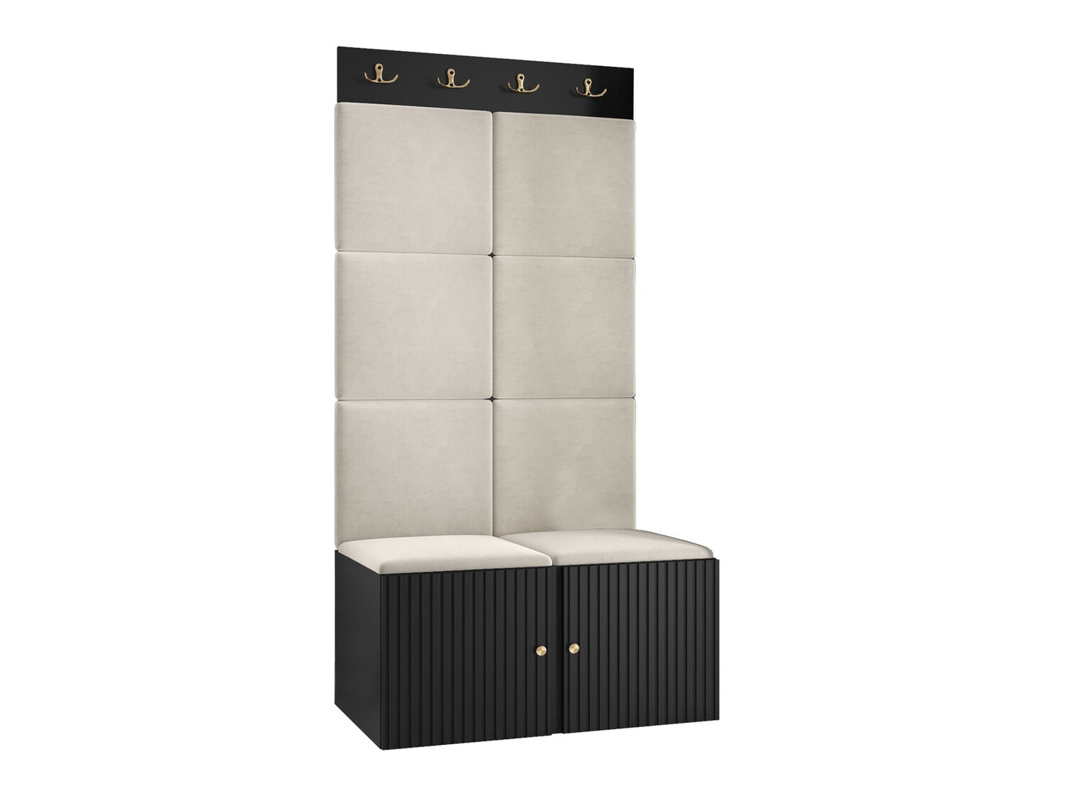 Esikukomplekt Hartford 383 (Must)