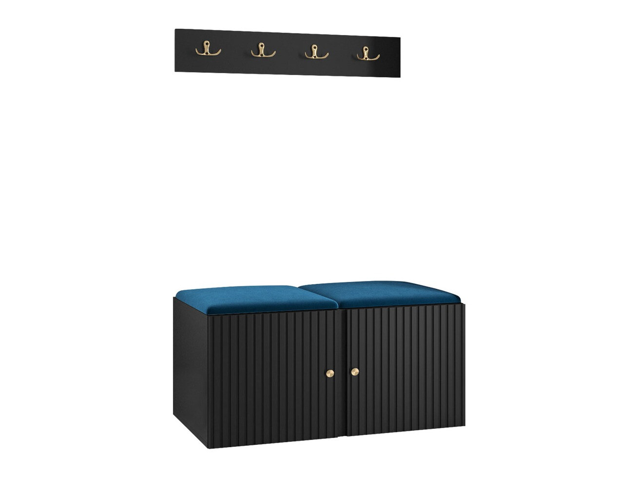 Esikukomplekt Hartford 384 (Must)