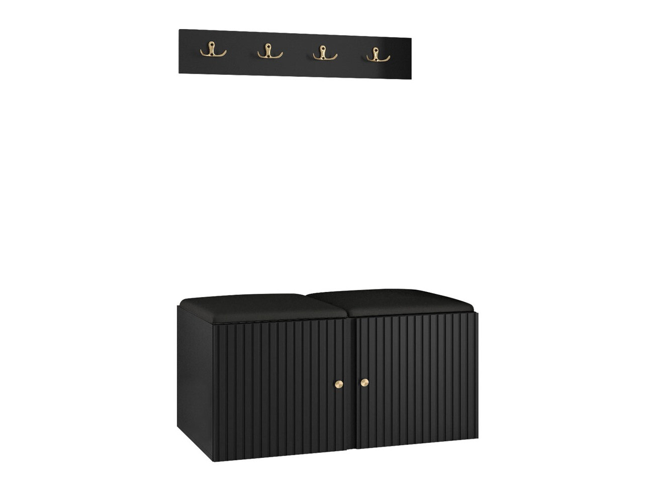 Esikukomplekt Hartford 384 (Must)