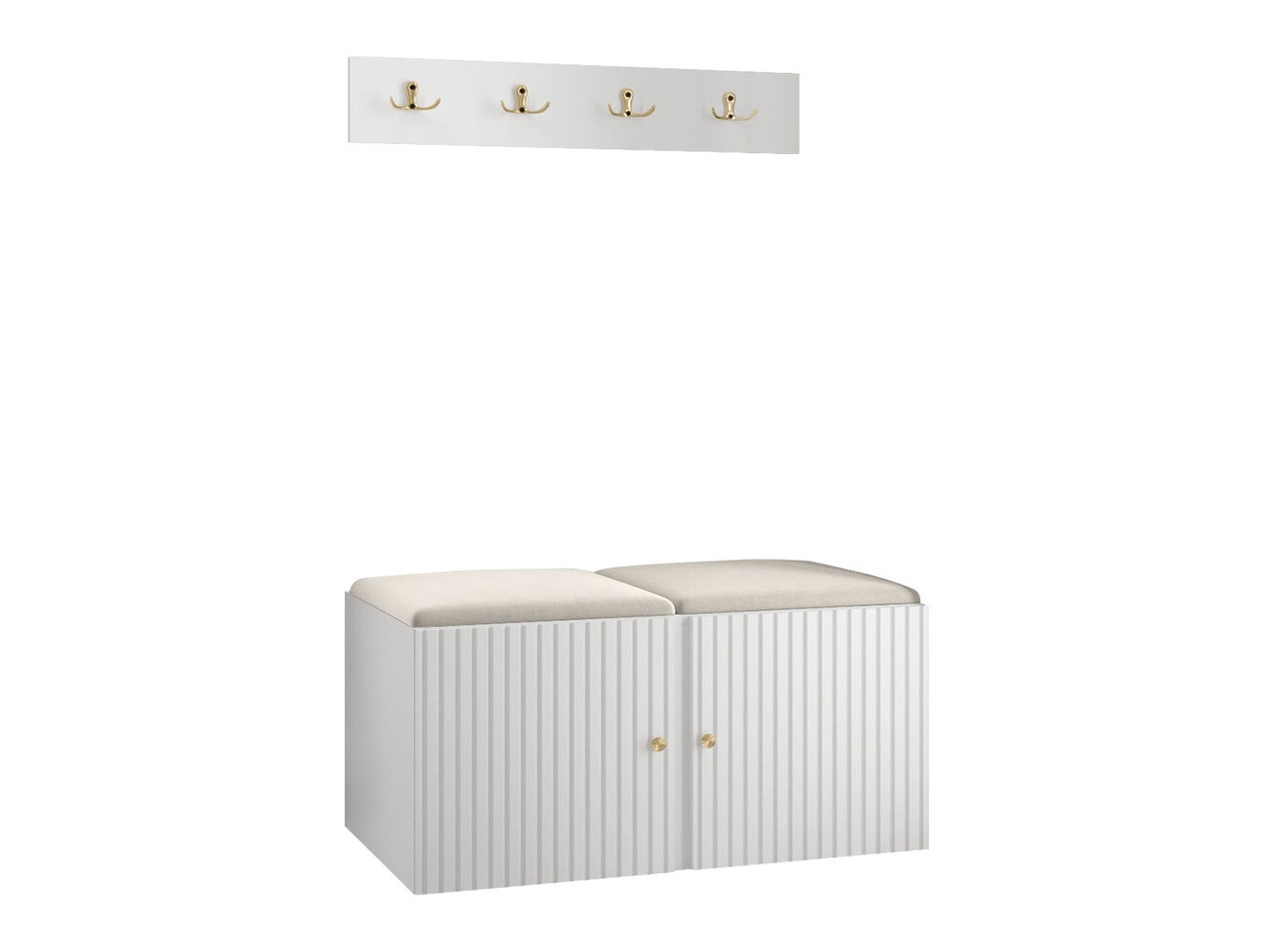 Esikukomplekt Hartford 384 (Valge)