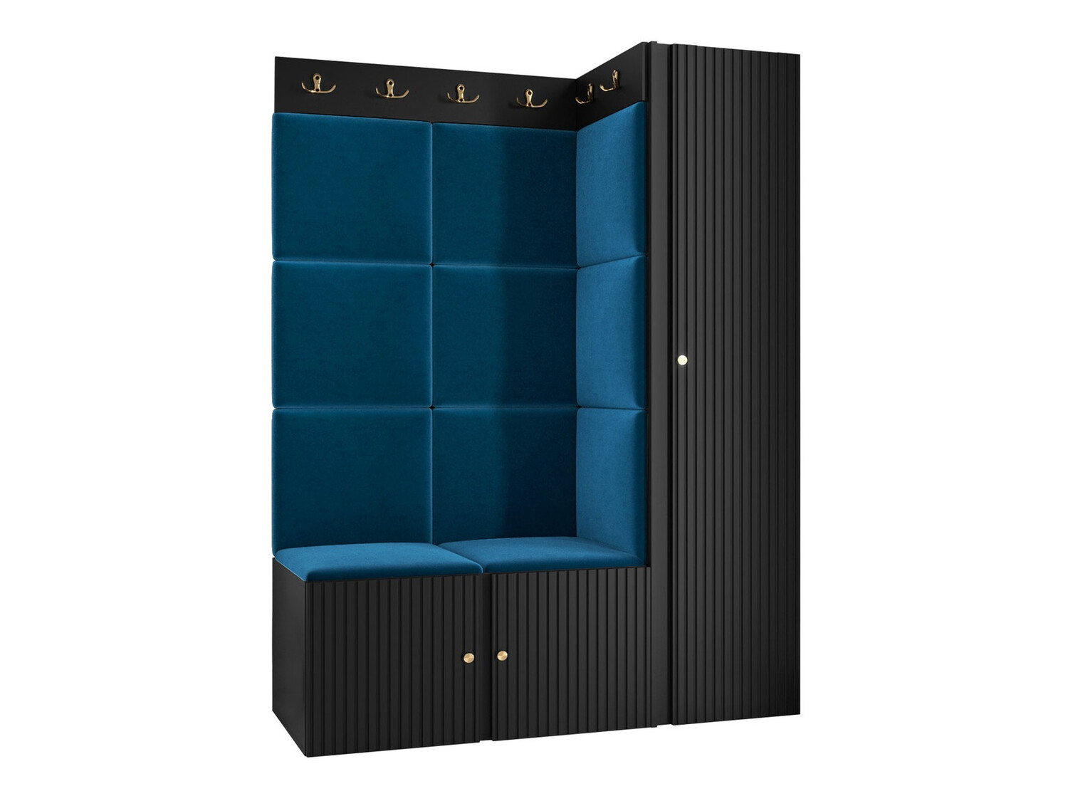 Esikukomplekt Hartford 385 (Must)