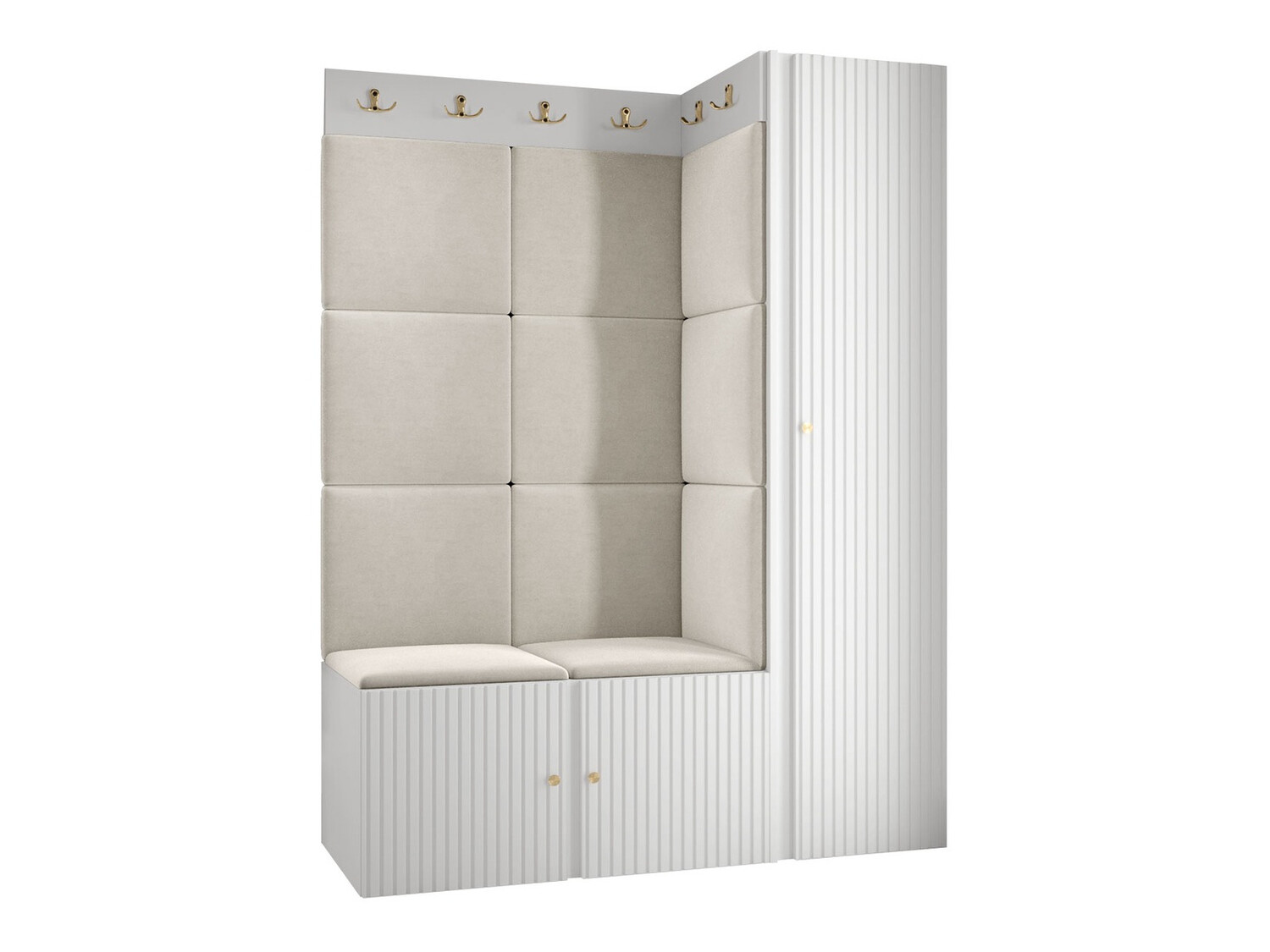 Esikukomplekt Hartford 385 (Valge)