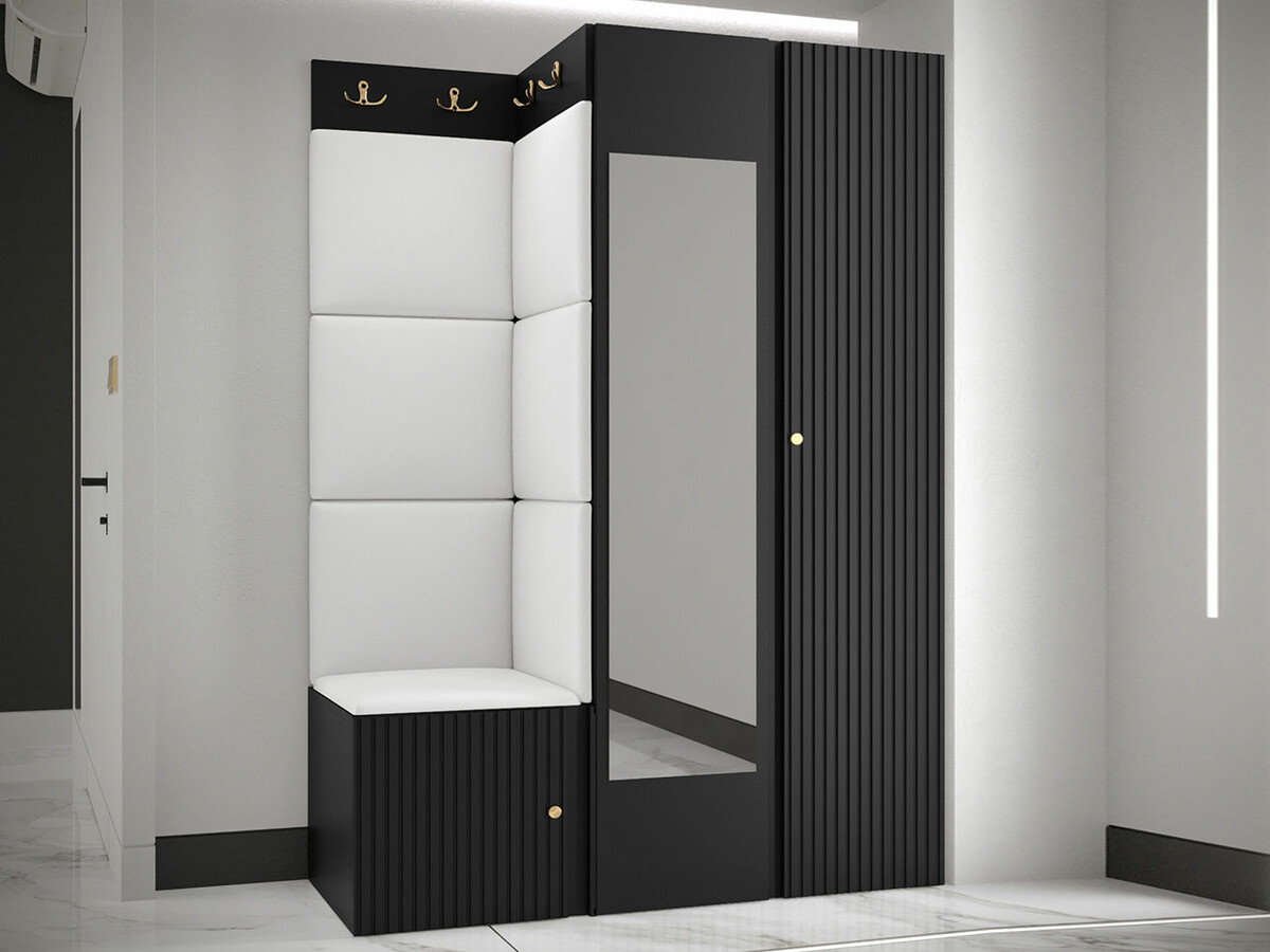 Esikukomplekt Hartford 388 (Must)