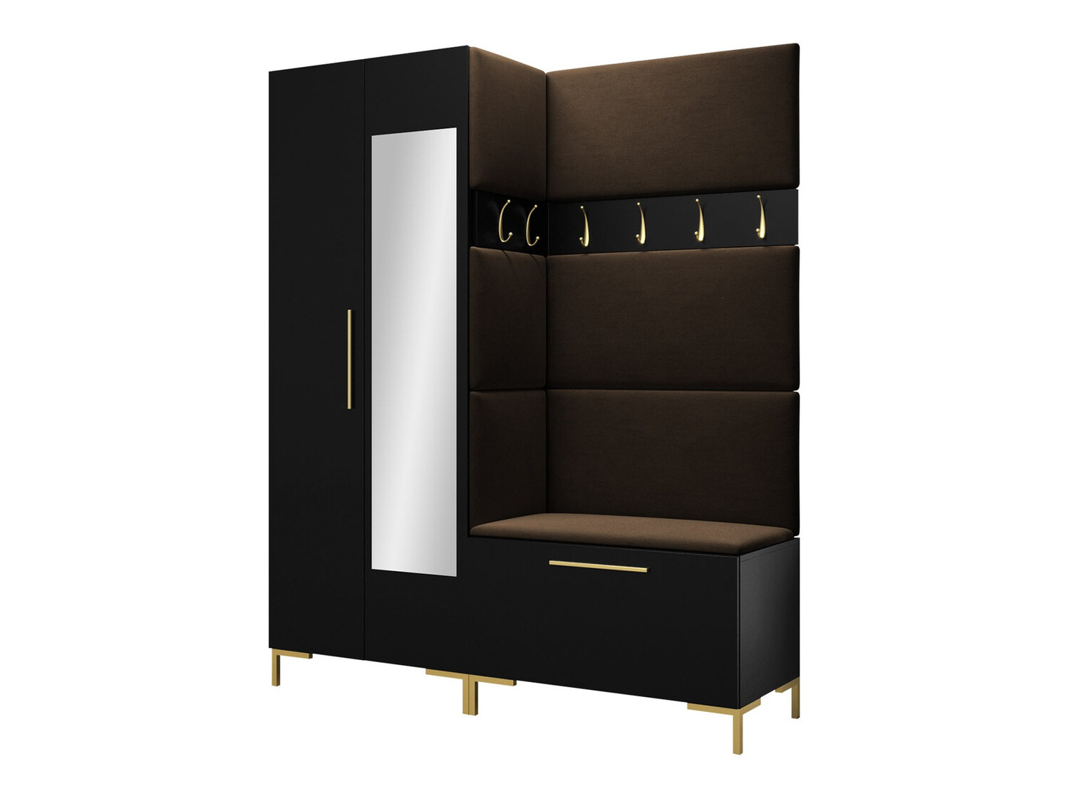 Esikukomplekt Tivsoa 107 (Must)