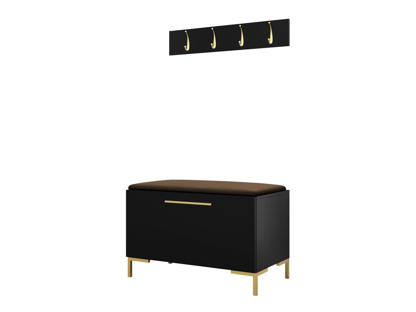 Esikukomplekt Tivsoa 108 (Must)