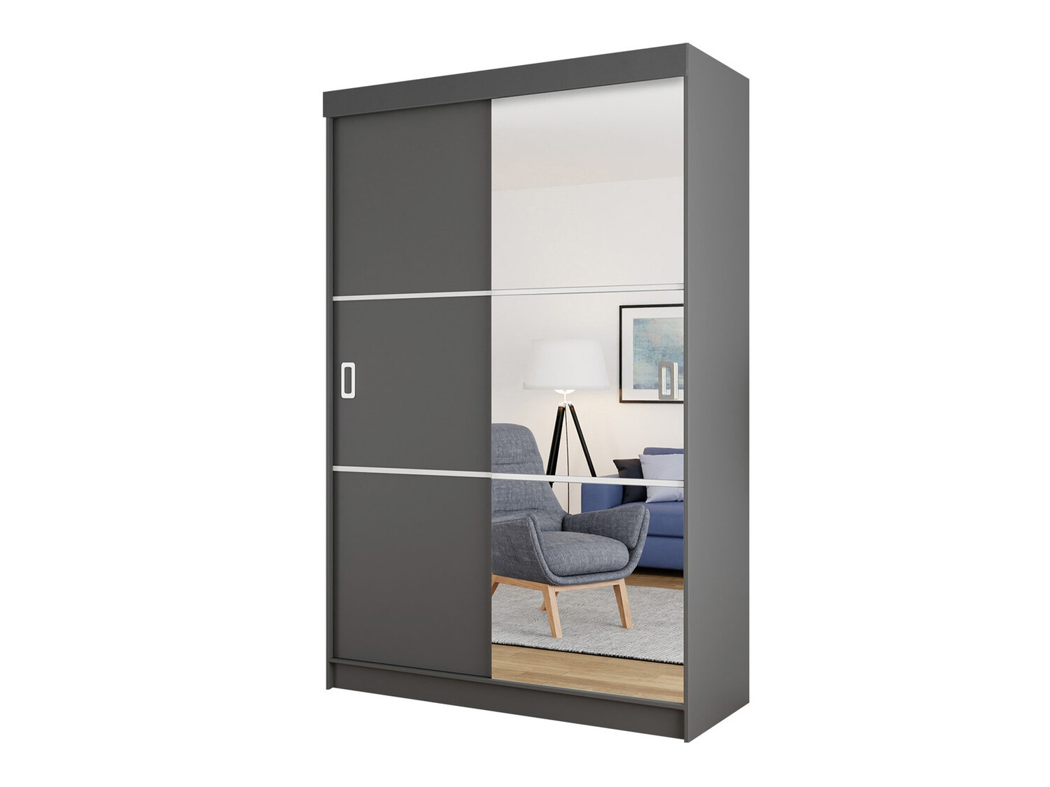 Riidekapp Dover 111 (Grafiit)