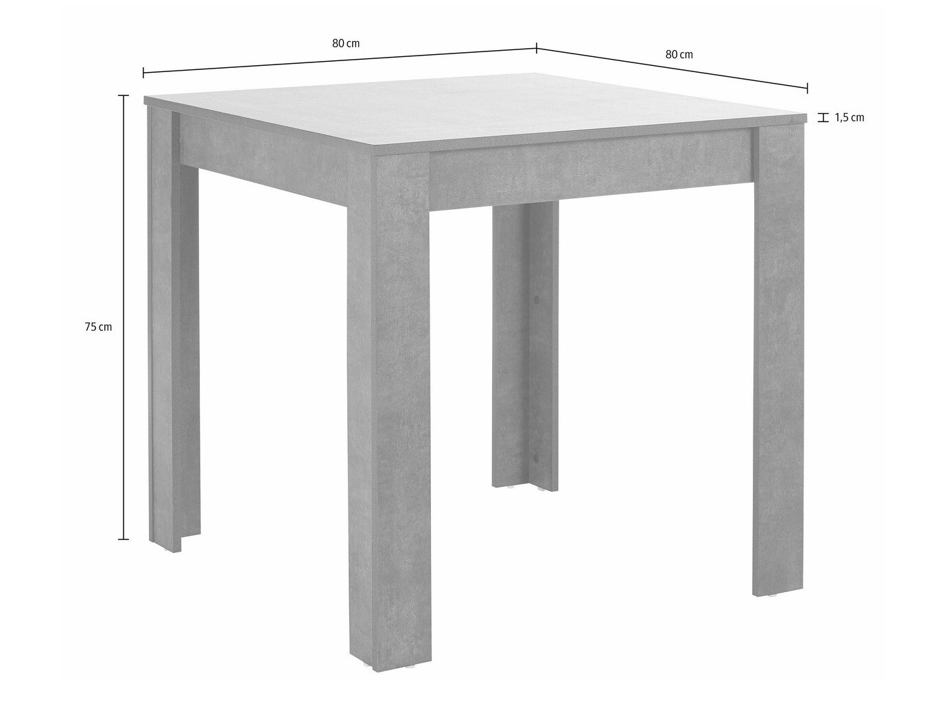 Söögitoakomplekt Tulsa 568 (Must)