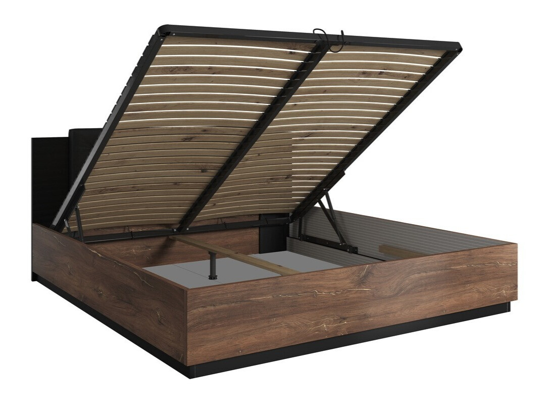 Voodi Felelie 104 (Tume "Flagstaf" tamm + Vask)