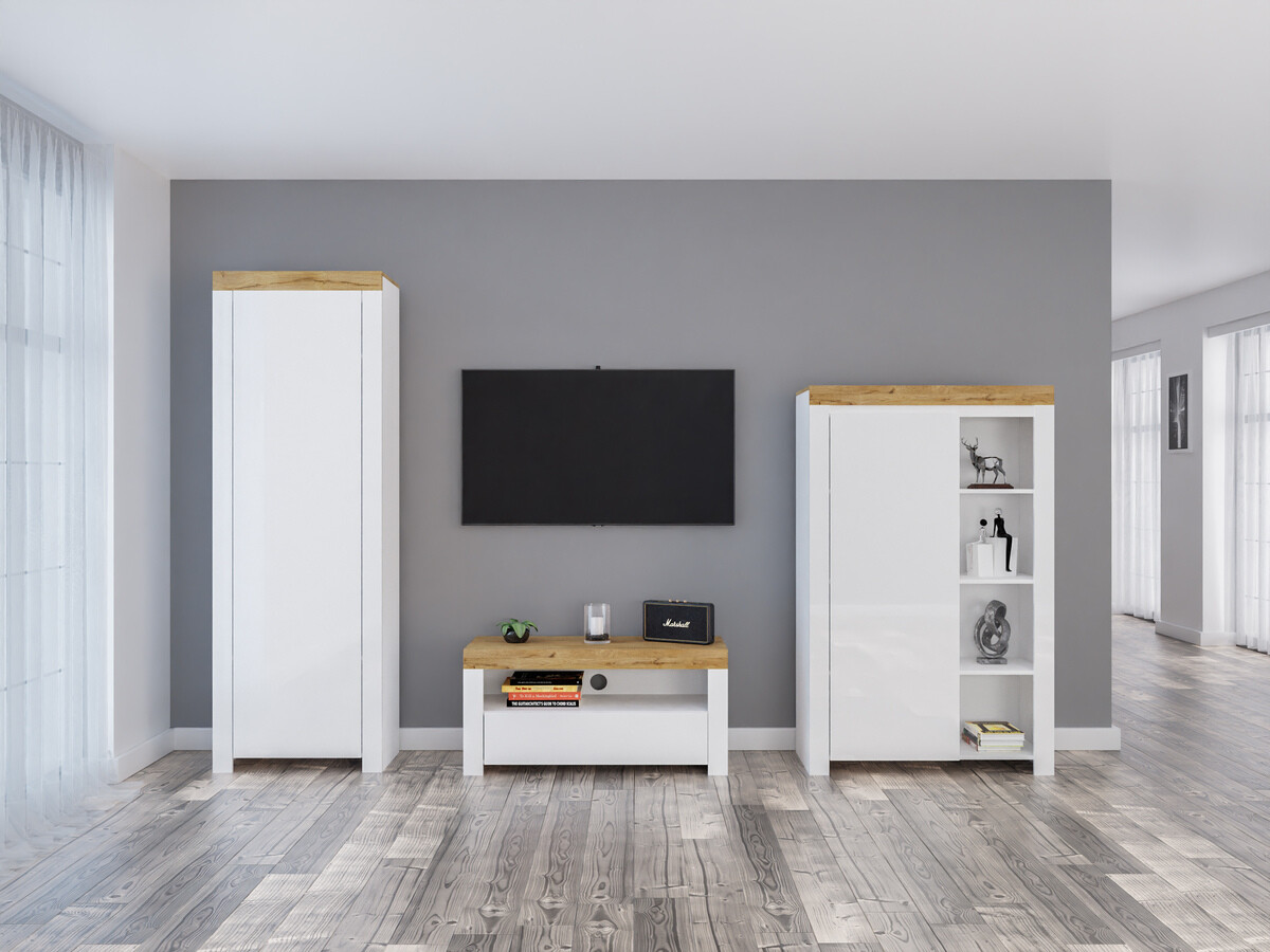 Elutoa komplekt Sonsoru 147 (Valge + Läikiv valge + Wotani tamm)