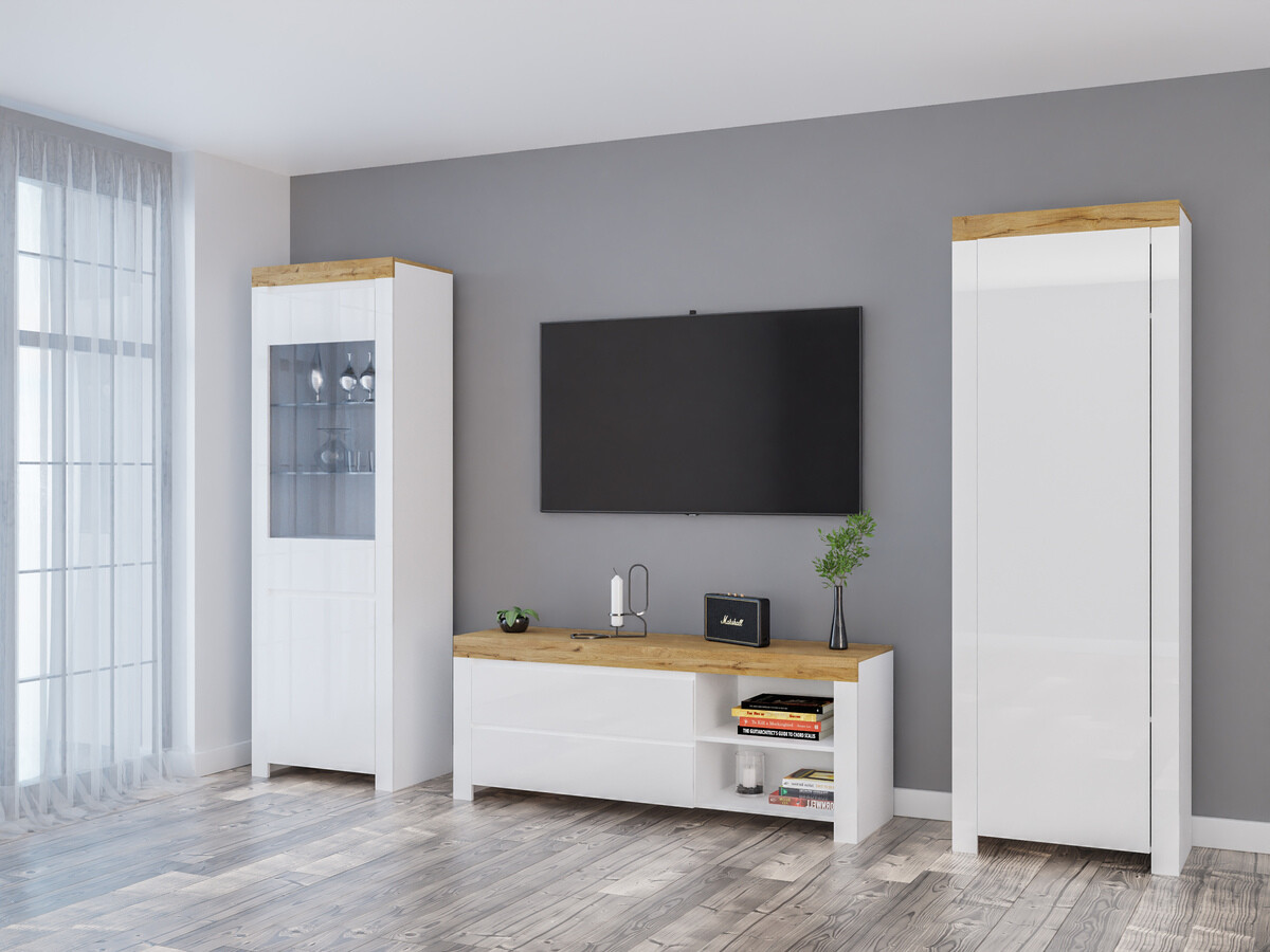 Elutoa komplekt Sonsoru 148 (Valge + Läikiv valge + Wotani tamm)