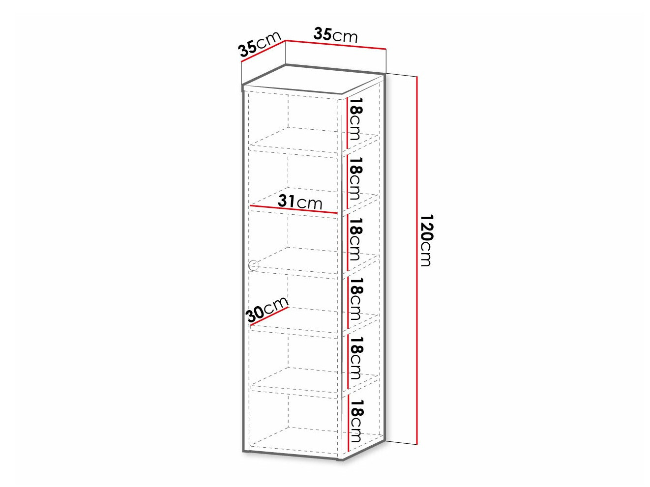 Vannitoa seinakapp Violitas (Valge)