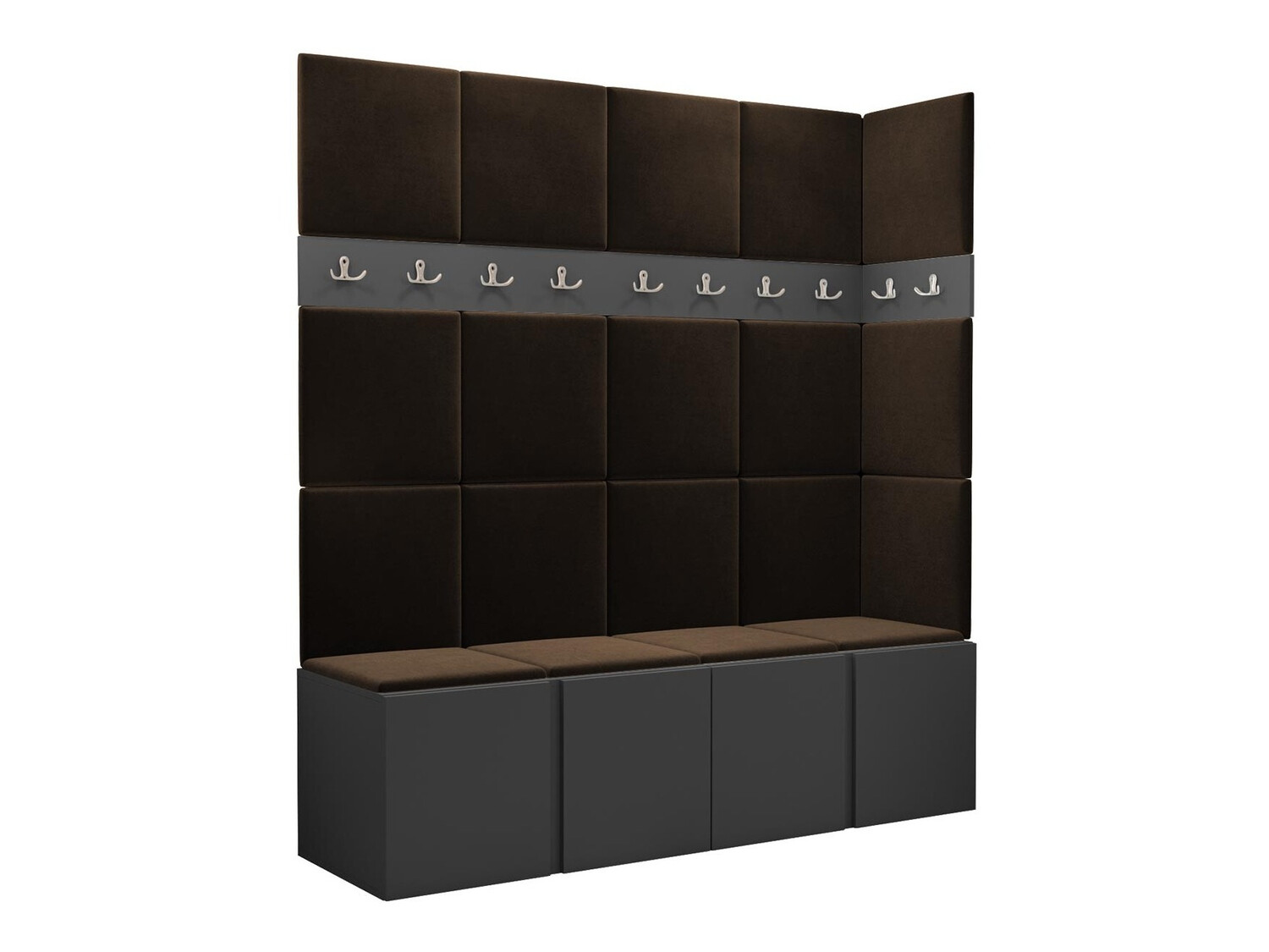 Esikukomplekt Hartford 265 (Grafiit)