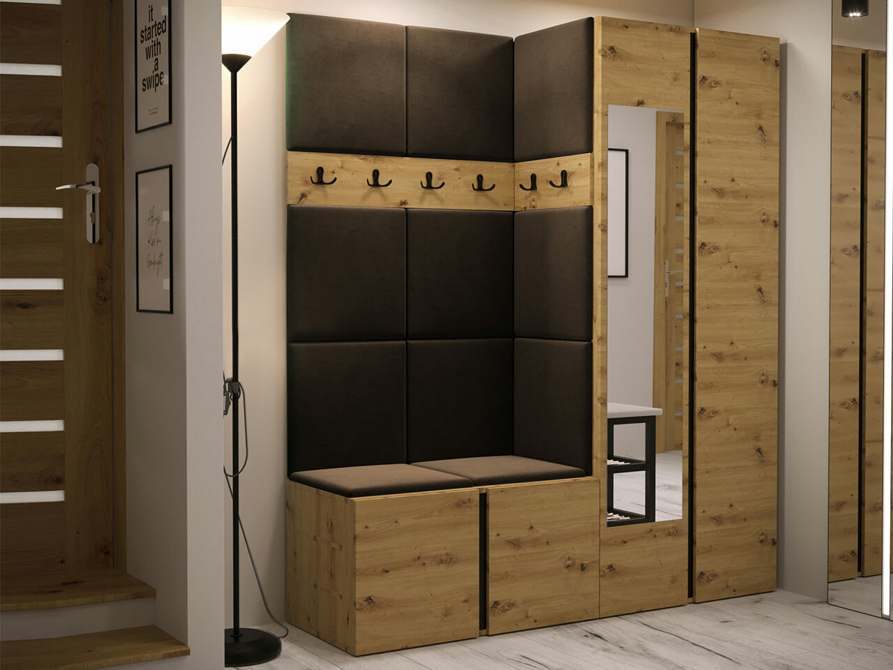 Esikukomplekt Hartford 278 (Artisan tamm)