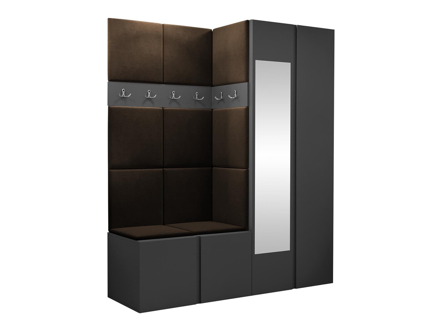 Esikukomplekt Hartford 278 (Grafiit)