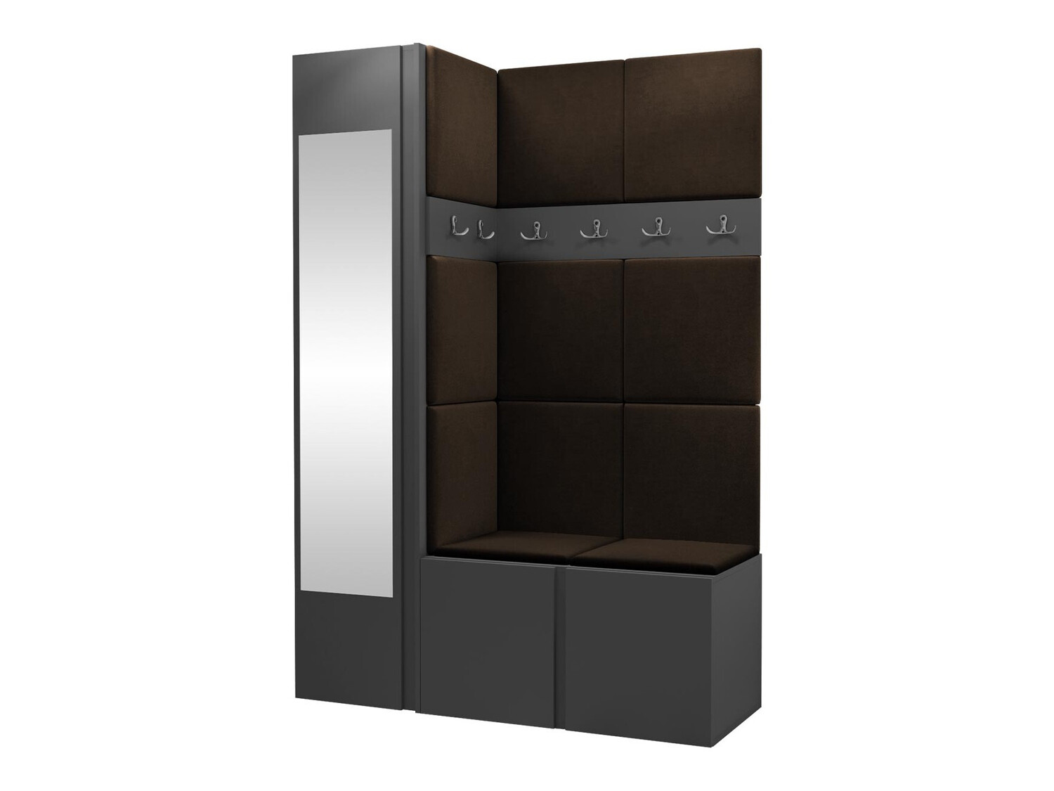 Esikukomplekt Hartford 277 (Grafiit)