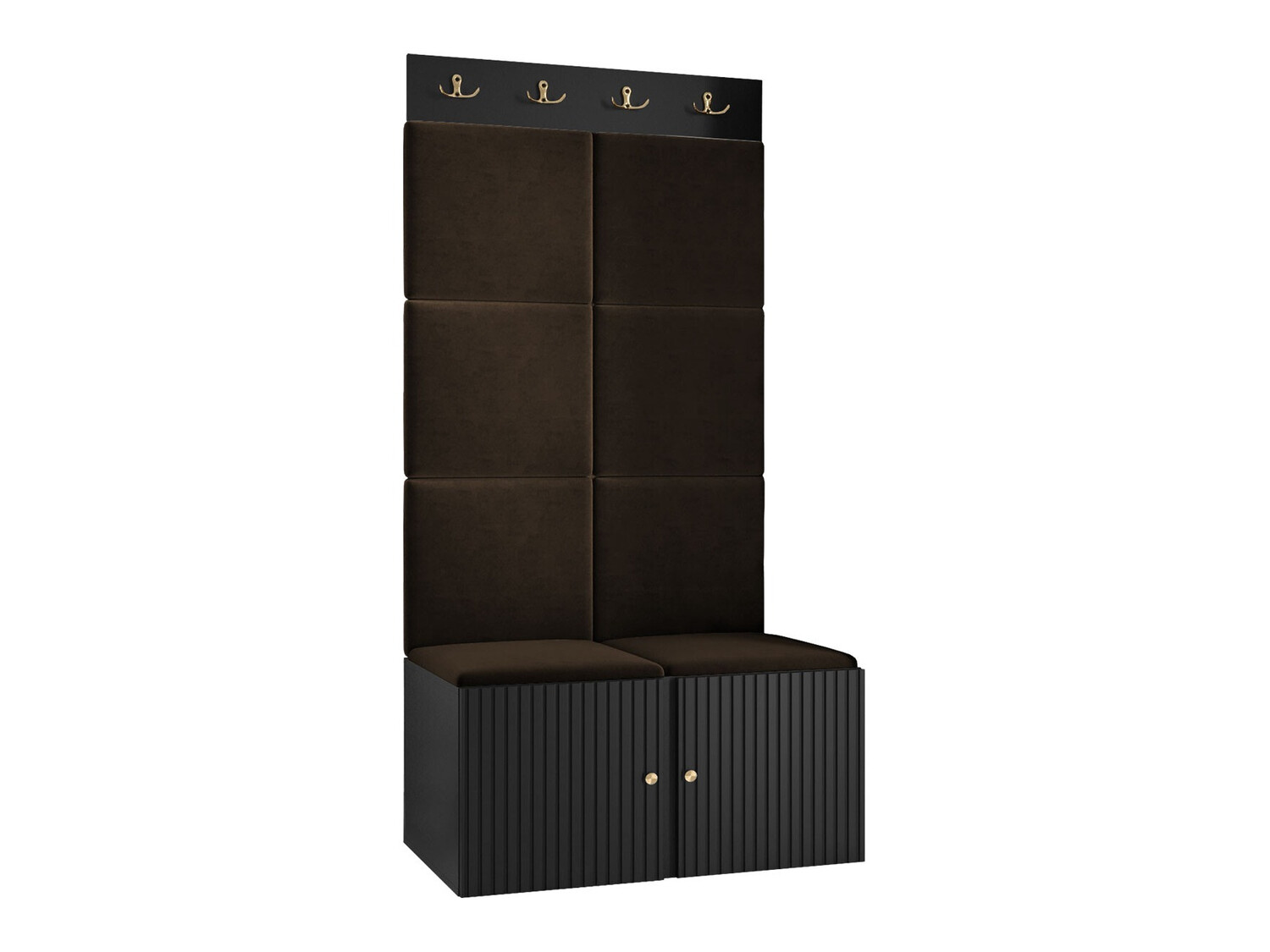 Esikukomplekt Hartford 383 (Must)