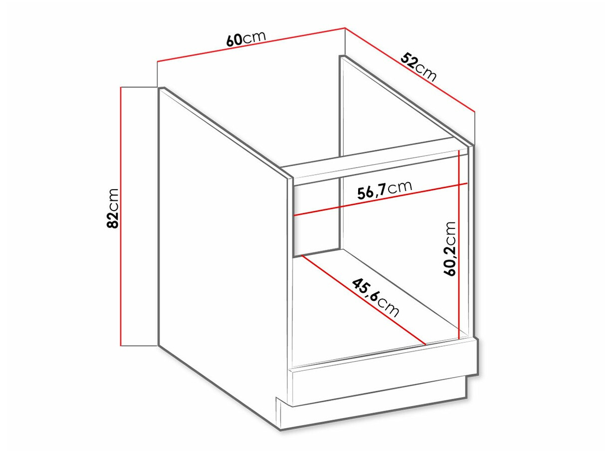 Moodulkapp sisseehitatud seadmete jaoks Retro Grey 109