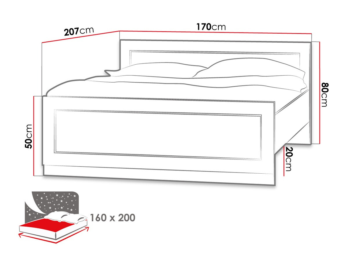 Voodi Lircava 115 (Lefkas tamm)