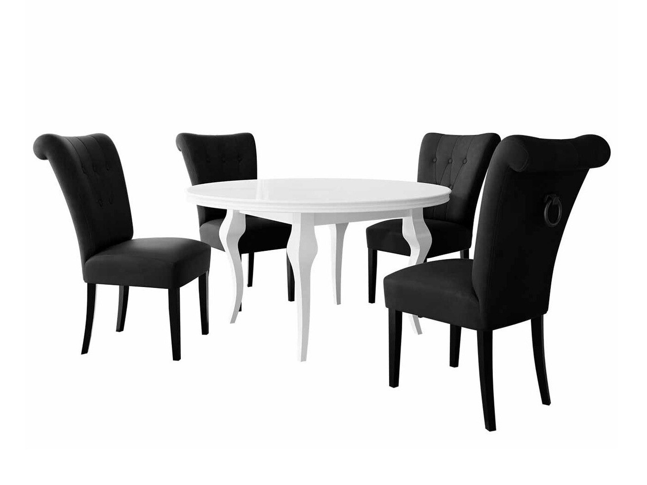 Söögitoakomplekt Racine 143 (Must)