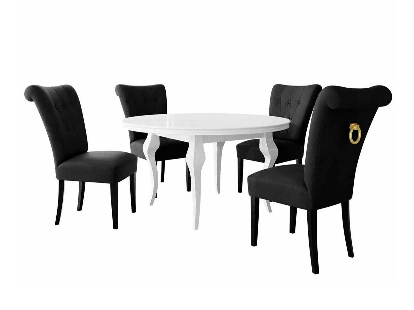 Söögitoakomplekt Racine 142 (Kuldne)