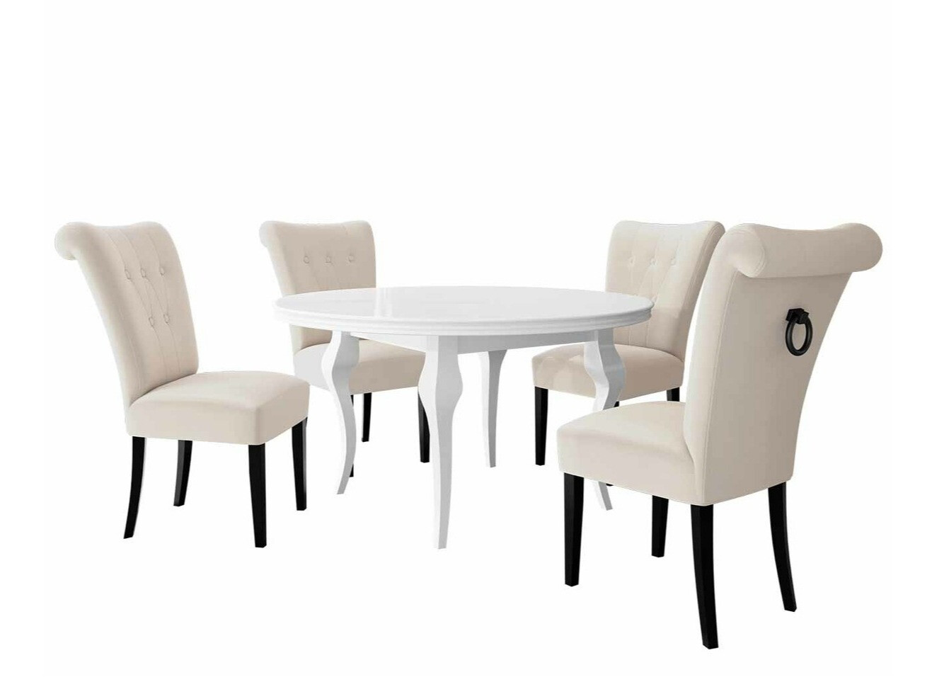 Söögitoakomplekt Racine 142 (Must)