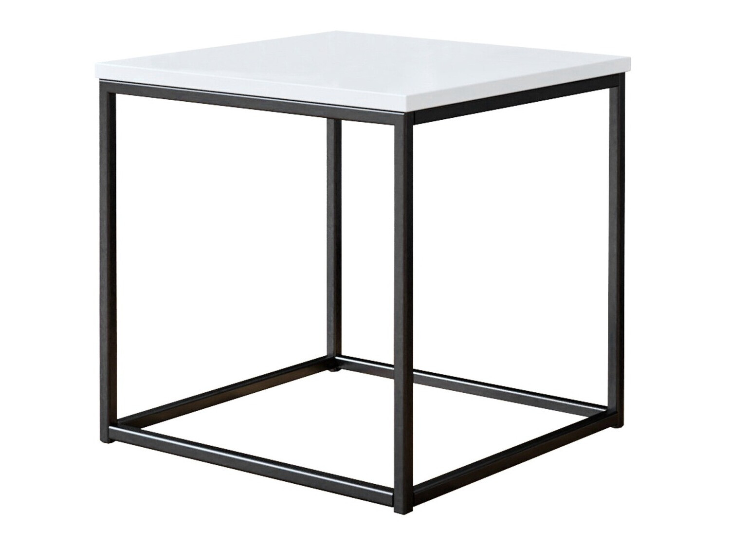 Diivanilaud Germantown 106 (Matt must + Läikiv valge)