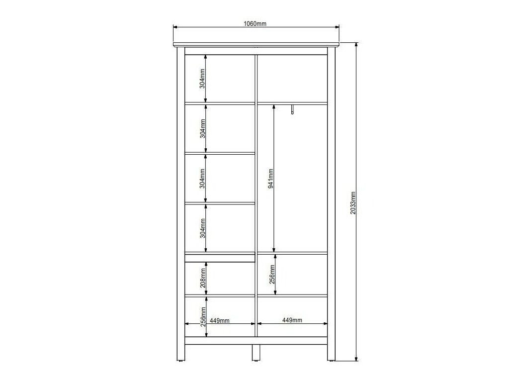 Riidekapp Sordoro 128 (Grafiit + Artisan tamm)