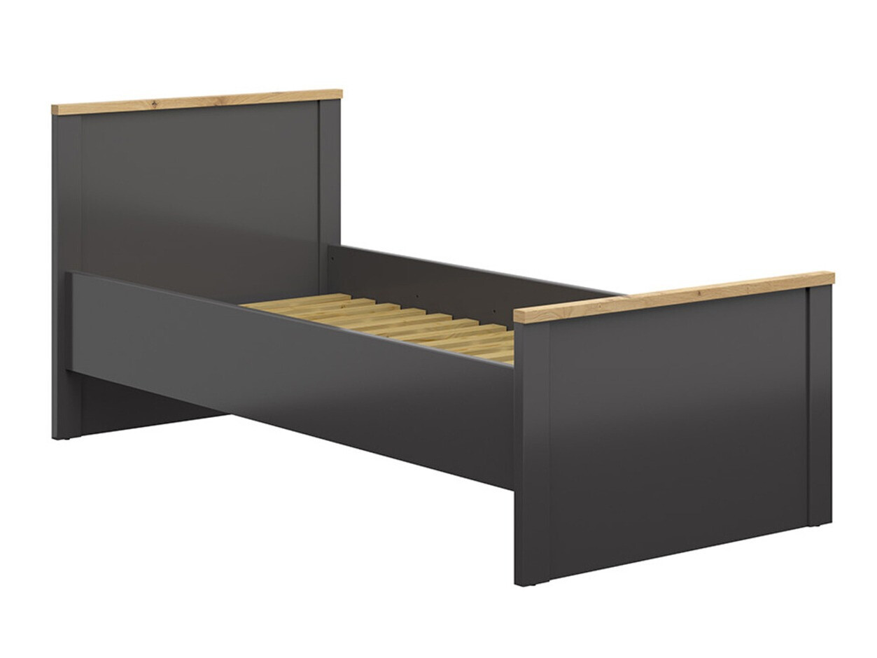 Voodi Sordoro 132 (Grafiit + Artisan tamm)