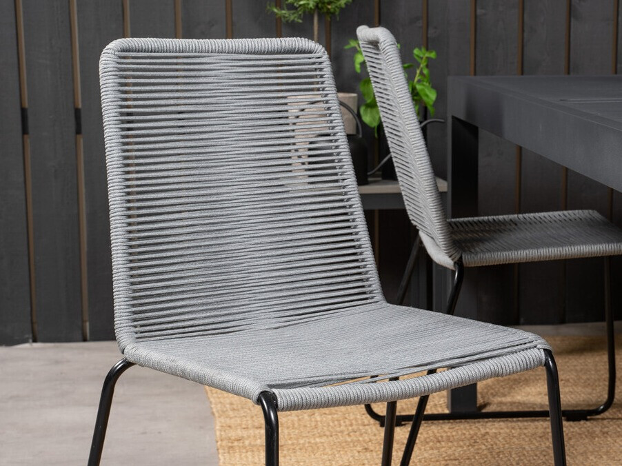 Laua ja toolide komplekt Dallas 3783 (Hall + Must)