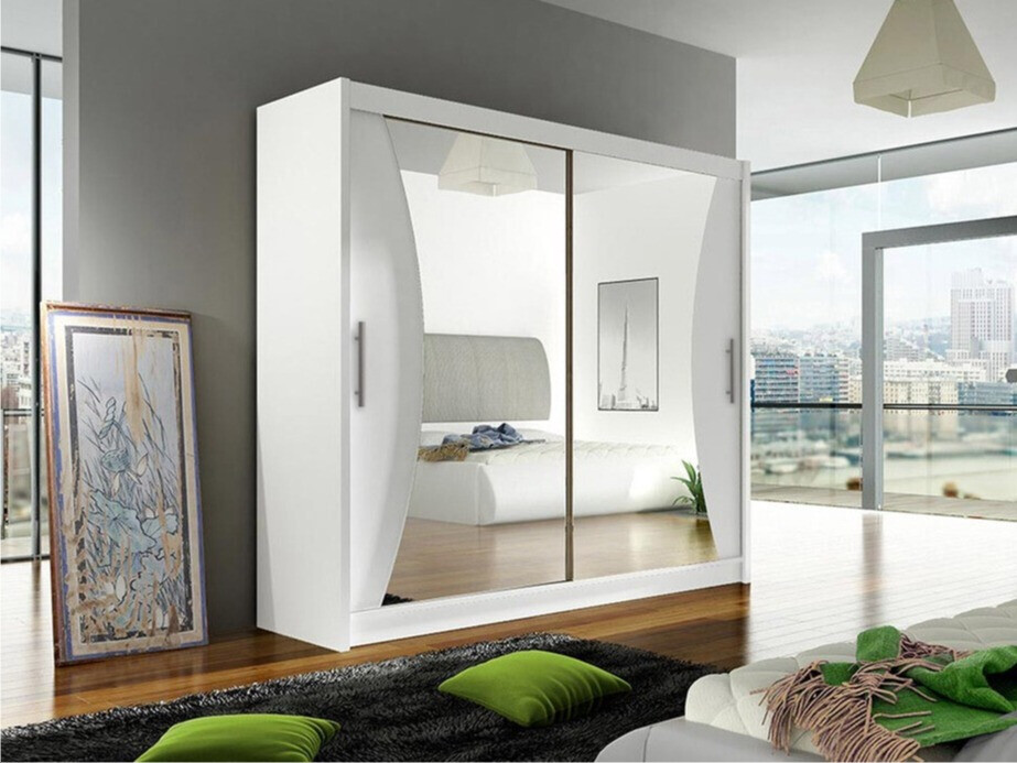 Riidekapp Closico 124 (Valge)