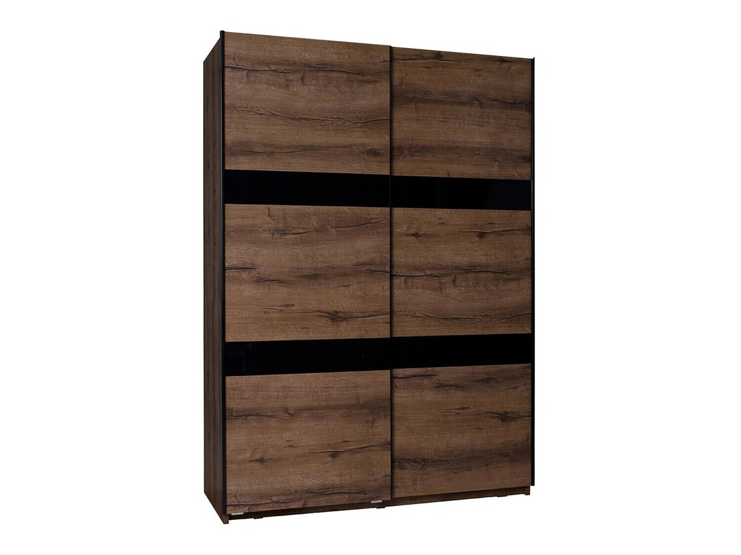 Riidekapp Fivelbo 109 (Monastery tamm + Läikiv must)