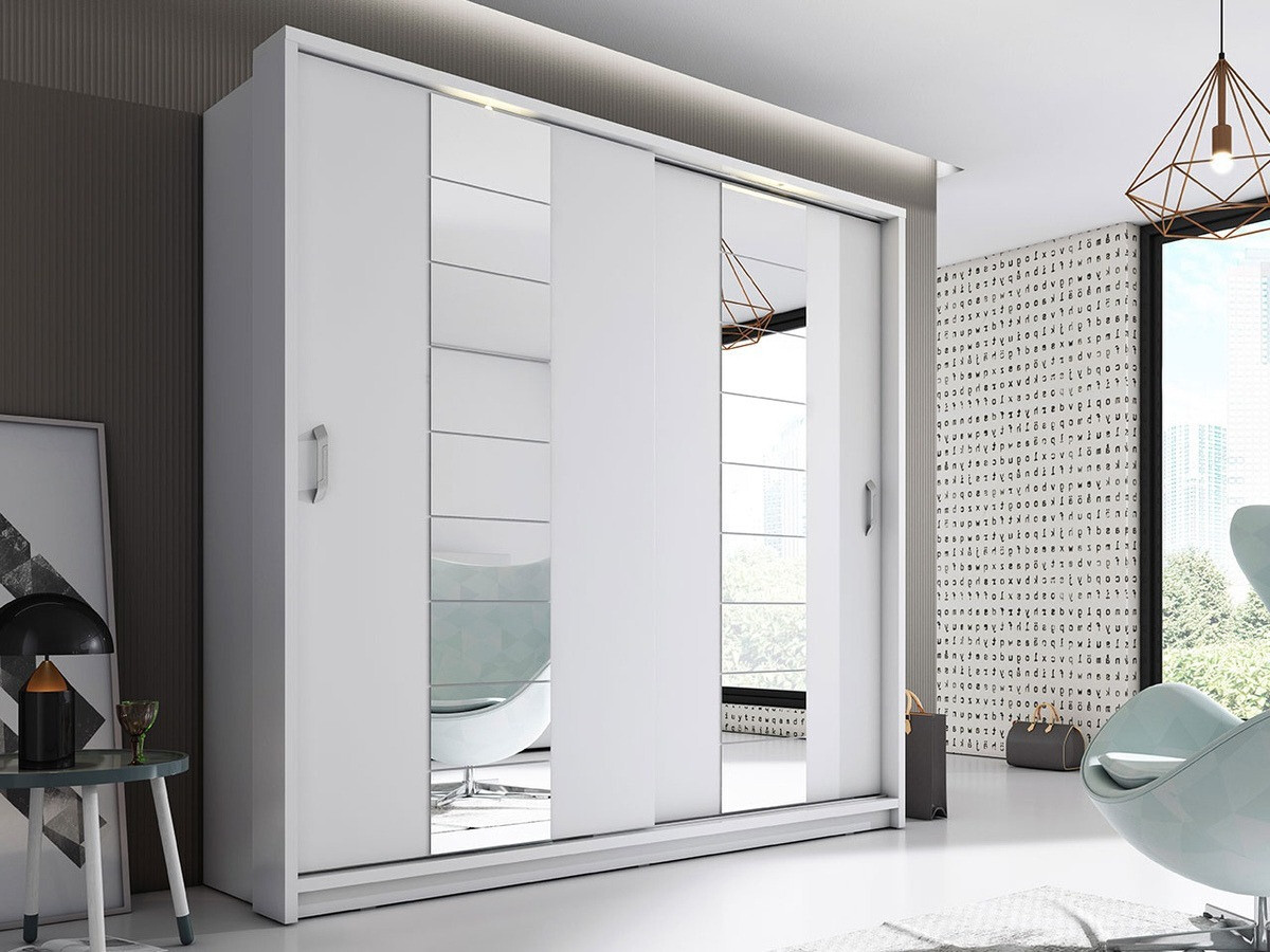 Riidekapp Fresno 105 (Valge)