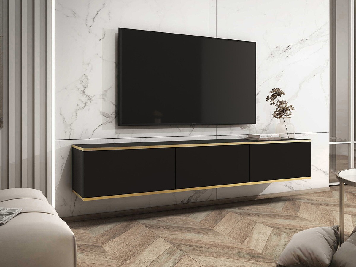 TV-alus Princal (Must + Kuldne)